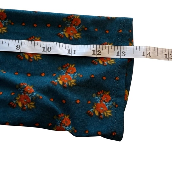 Natural Life Dark Floral Mini Dress Large Stretch Flower Boho Bohemian Forest - Picture 8 of 10